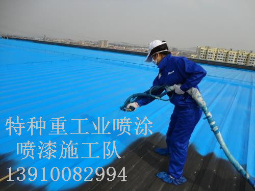新龙包括彩钢瓦喷漆翻新(